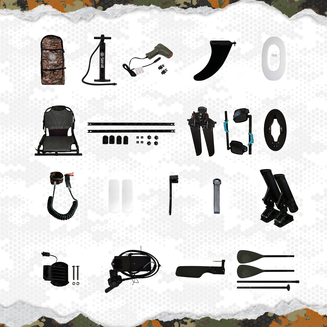 Trevally Inflatable Pedal Drive Fishing SUP-Kayak Hybrid