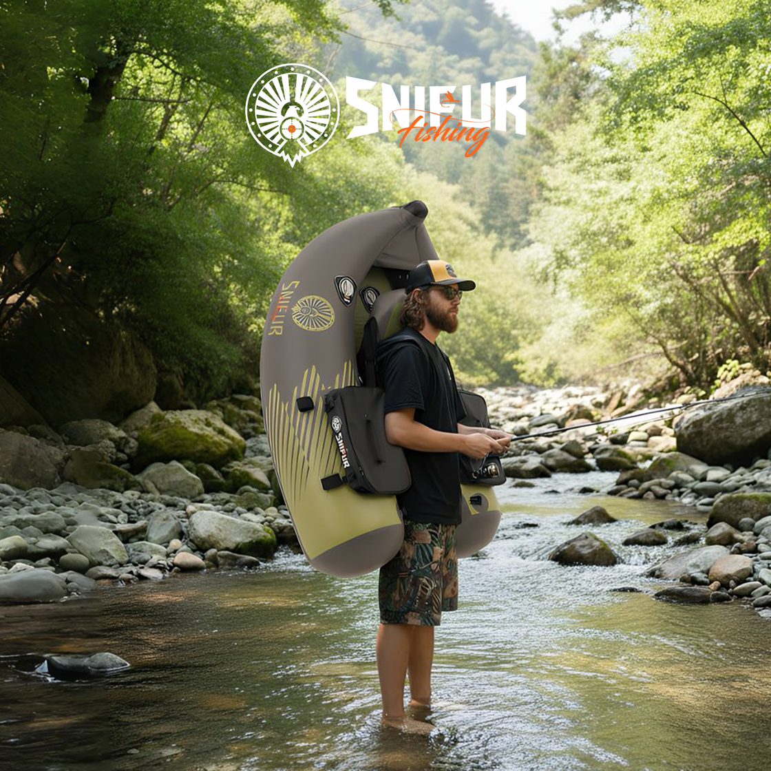 Snifur Steelhead Inflatable Fishing Float Tube