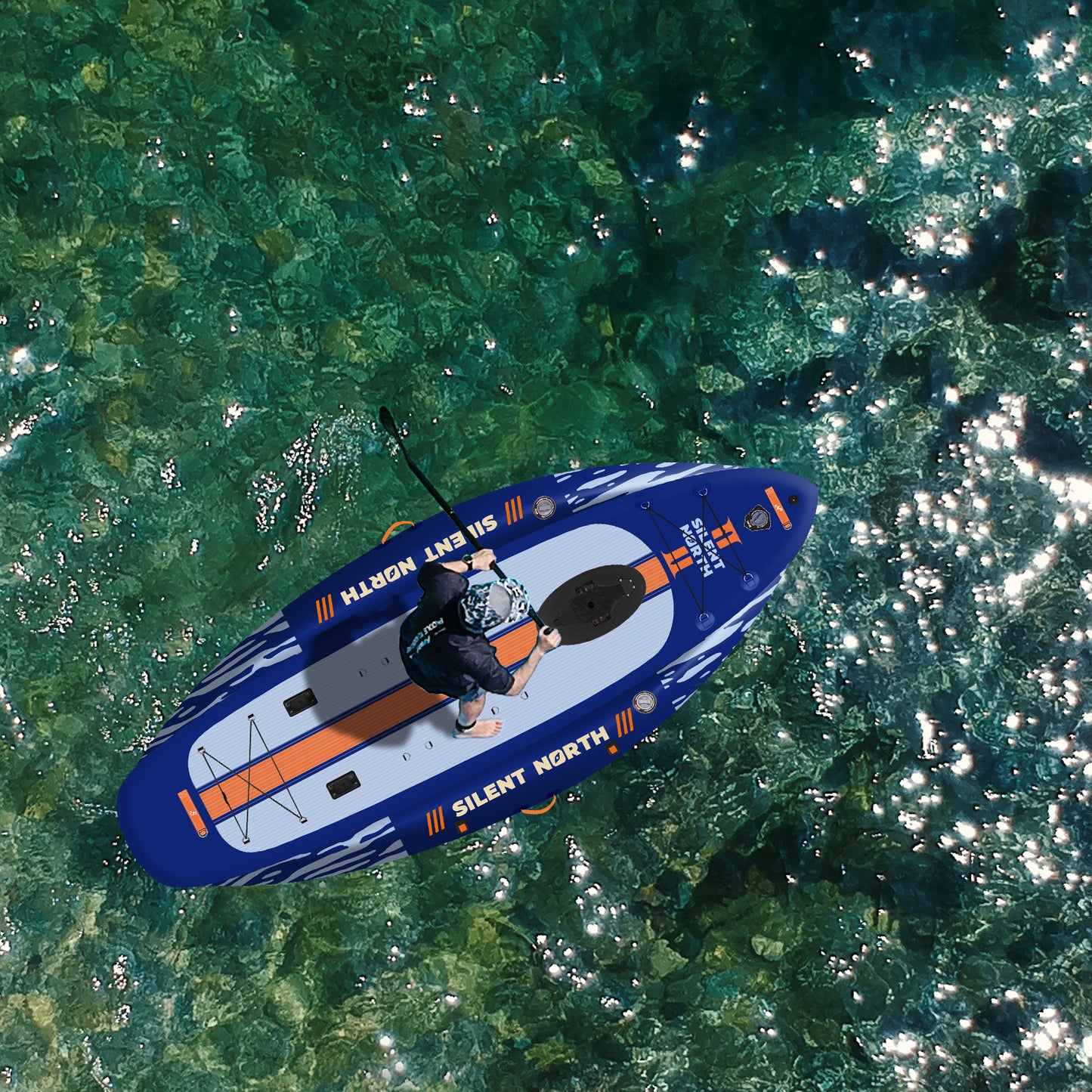FloatMax Extra-Buoyant Inflatable Fishing Kayak