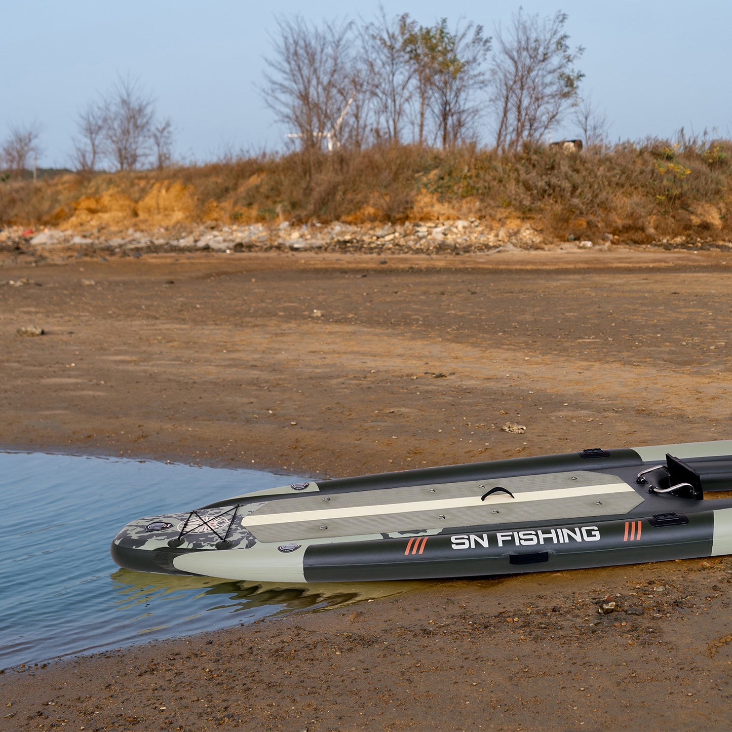 FishRaft Dual-Pontoon Inflatable Fishing Paddle Board