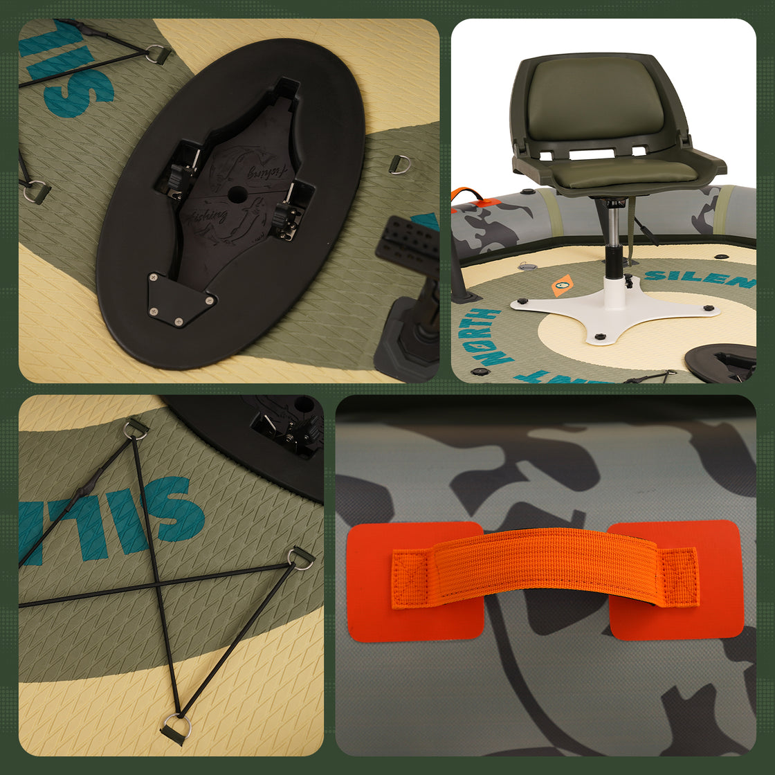 Portafish Ultra Polygon Electric Inflatable Fishing Boat – Stable, Portable & 360° Casting Platform