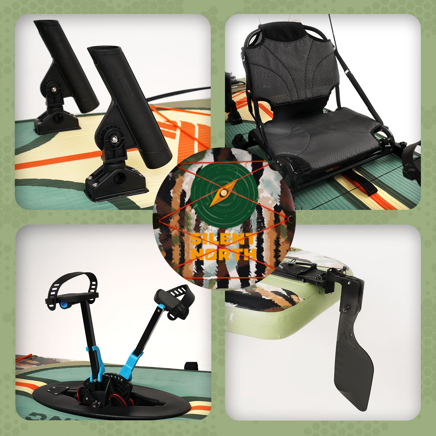 Silent North Inflatable Fishing Paddle Board