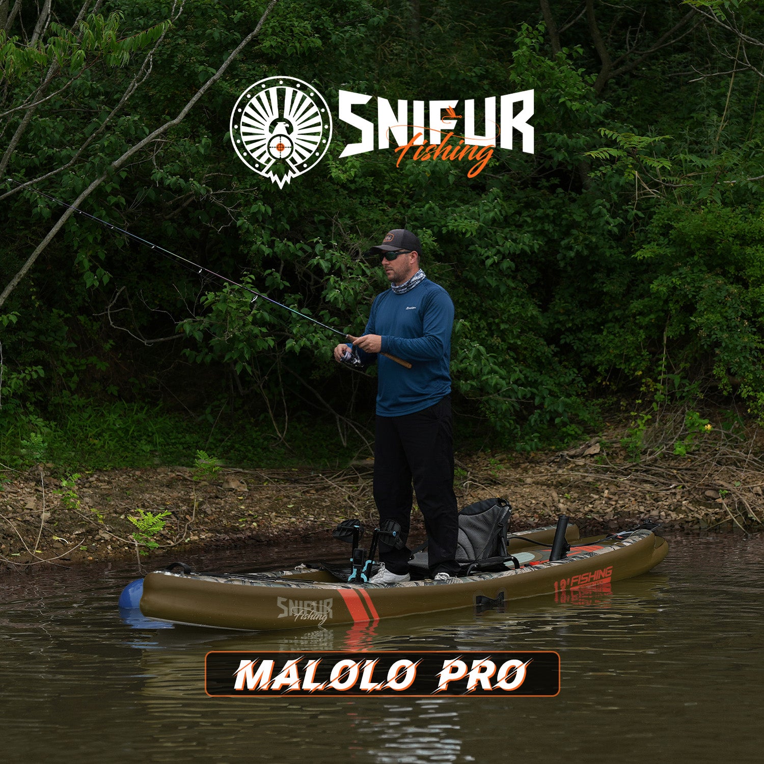 Malolo Pro Inflatable Fishing Kayak – Double Layer Design