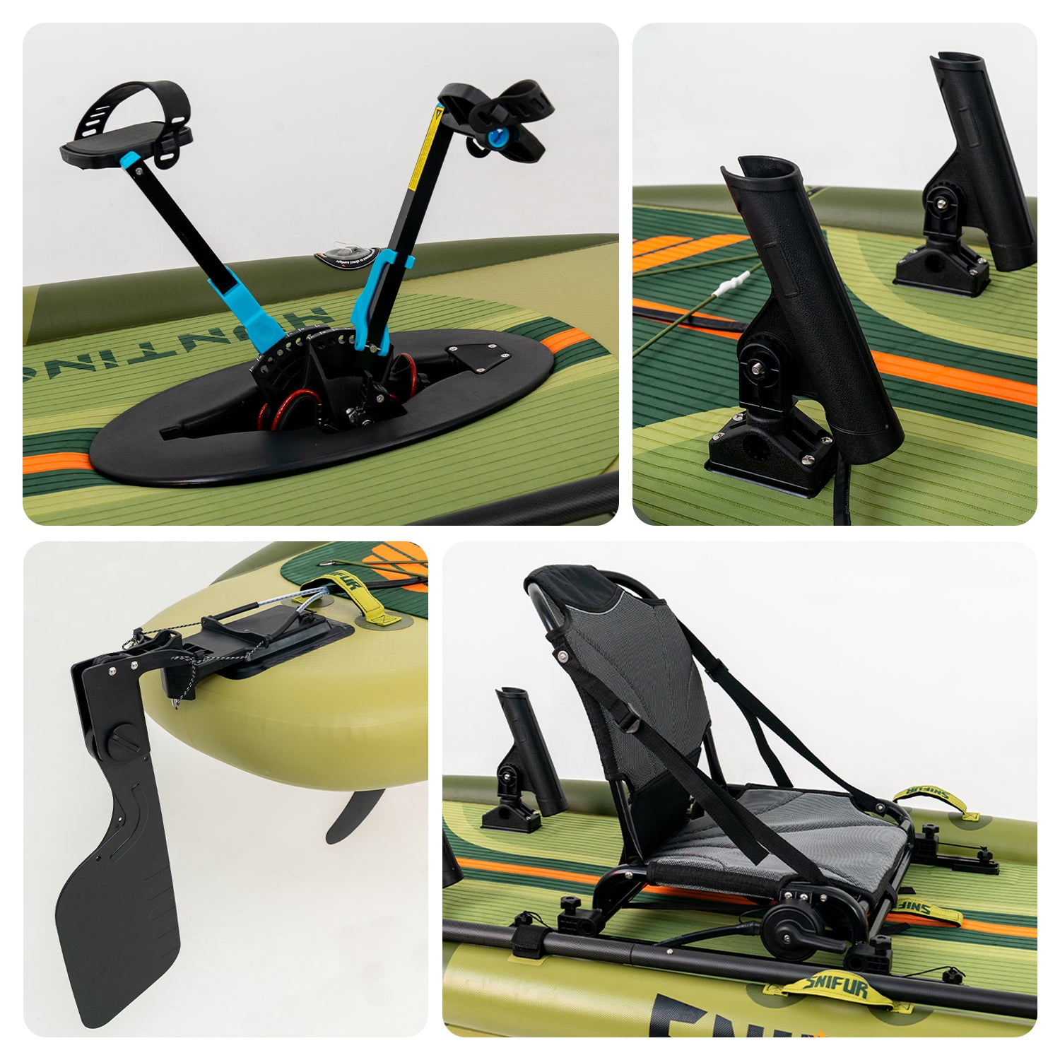 Trevally Inflatable Pedal Drive Fishing SUP-Kayak Hybrid