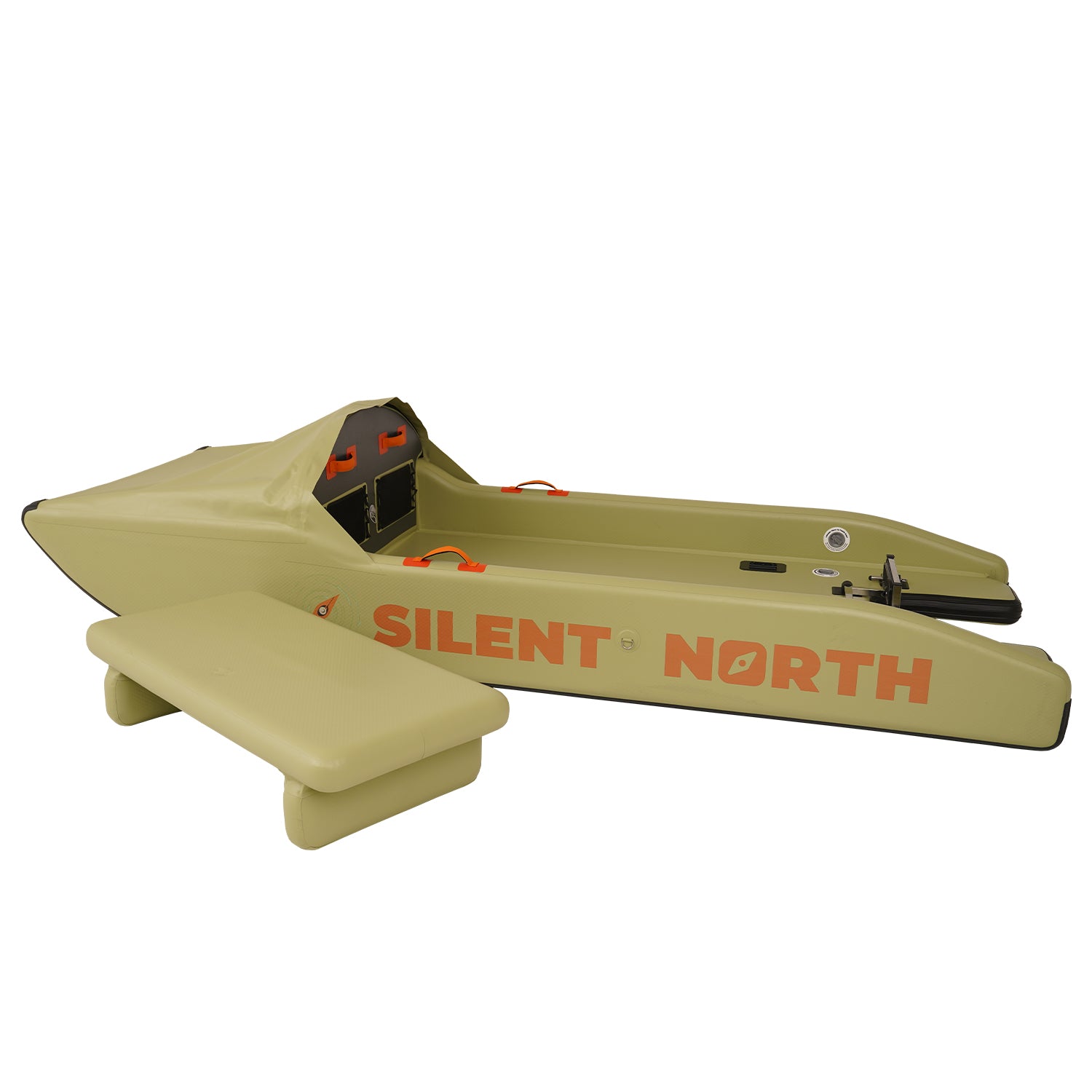 CampCast Ultra Inflatable Fishing Boat | Durable & Compatible with Gasoline and Electric Motors