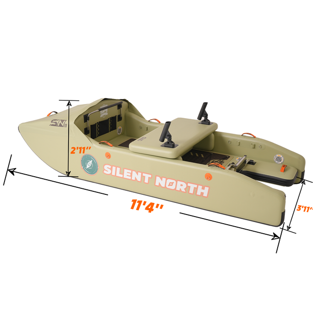 CampCast Ultra Inflatable Fishing Boat Classic Edition