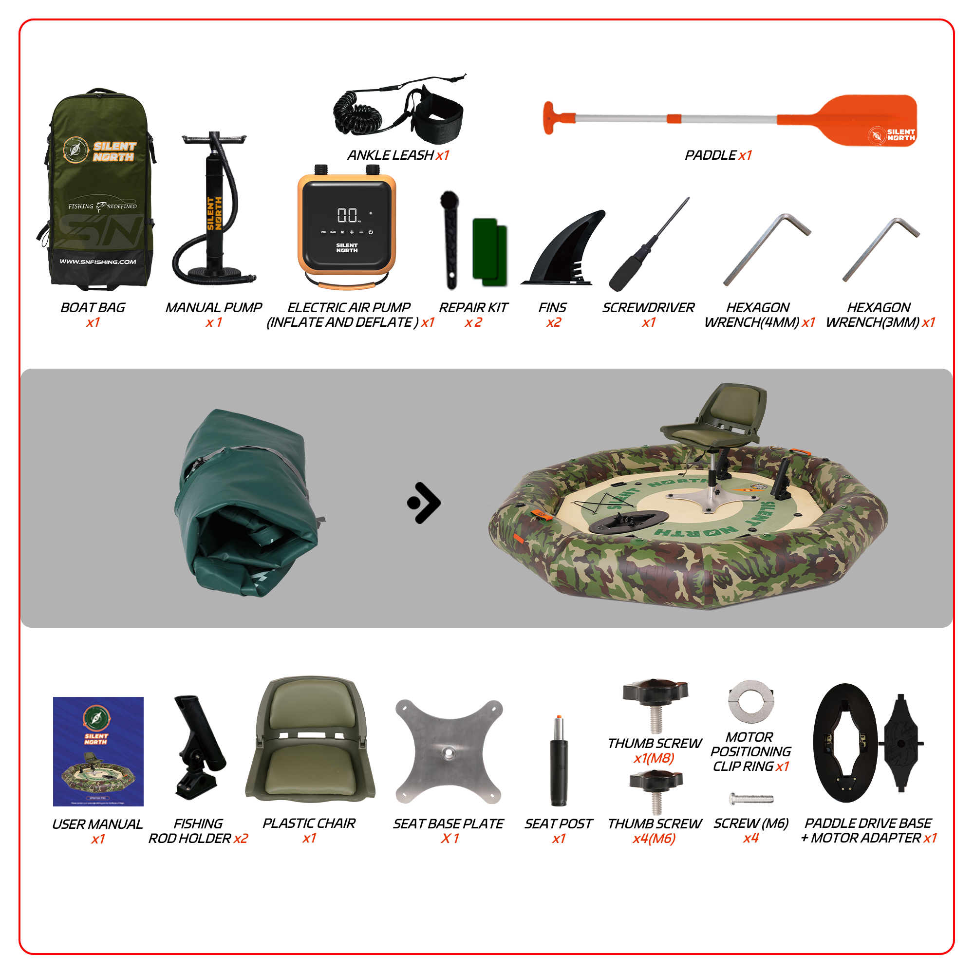 Portafish Ultra Inflatable Fishing Boat