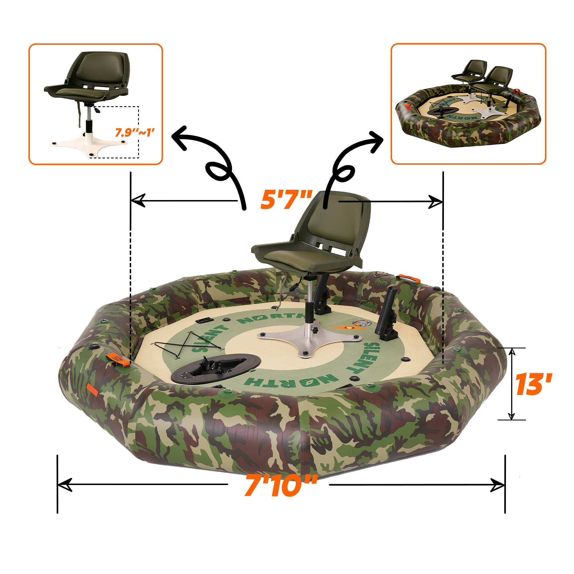 Portafish Ultra Inflatable Fishing Boat