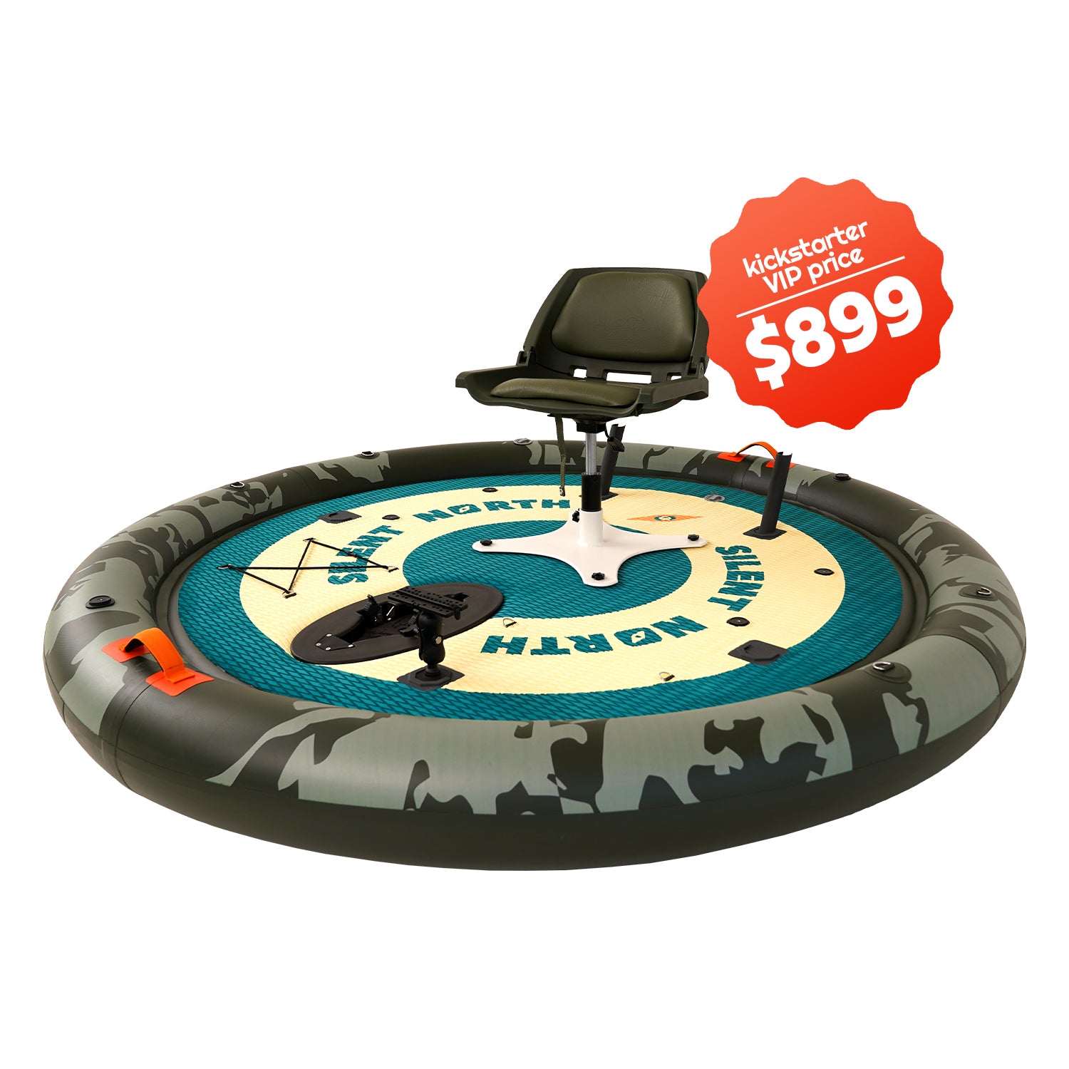 SpinFish Pro — 360° Inflatable Fishing Boat for Ultimate Stability and Freedom