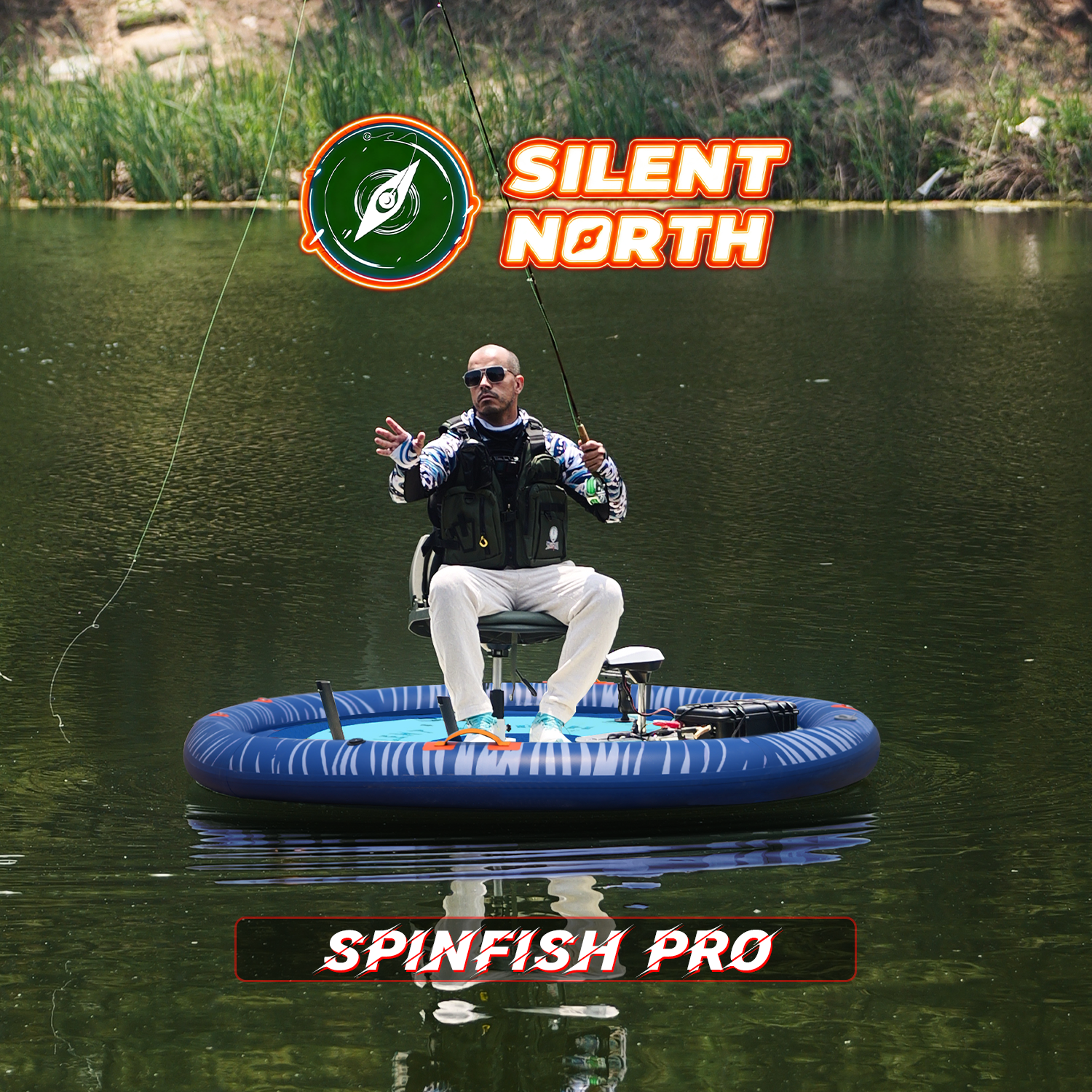 SpinFish Pro — 360° Inflatable Fishing Boat for Ultimate Stability and Freedom