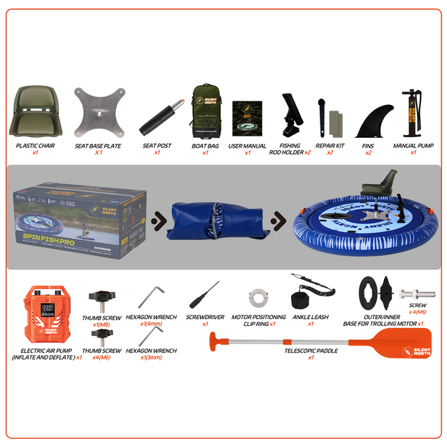 SpinFish Pro — 360° Inflatable Fishing Boat for Ultimate Stability and Freedom