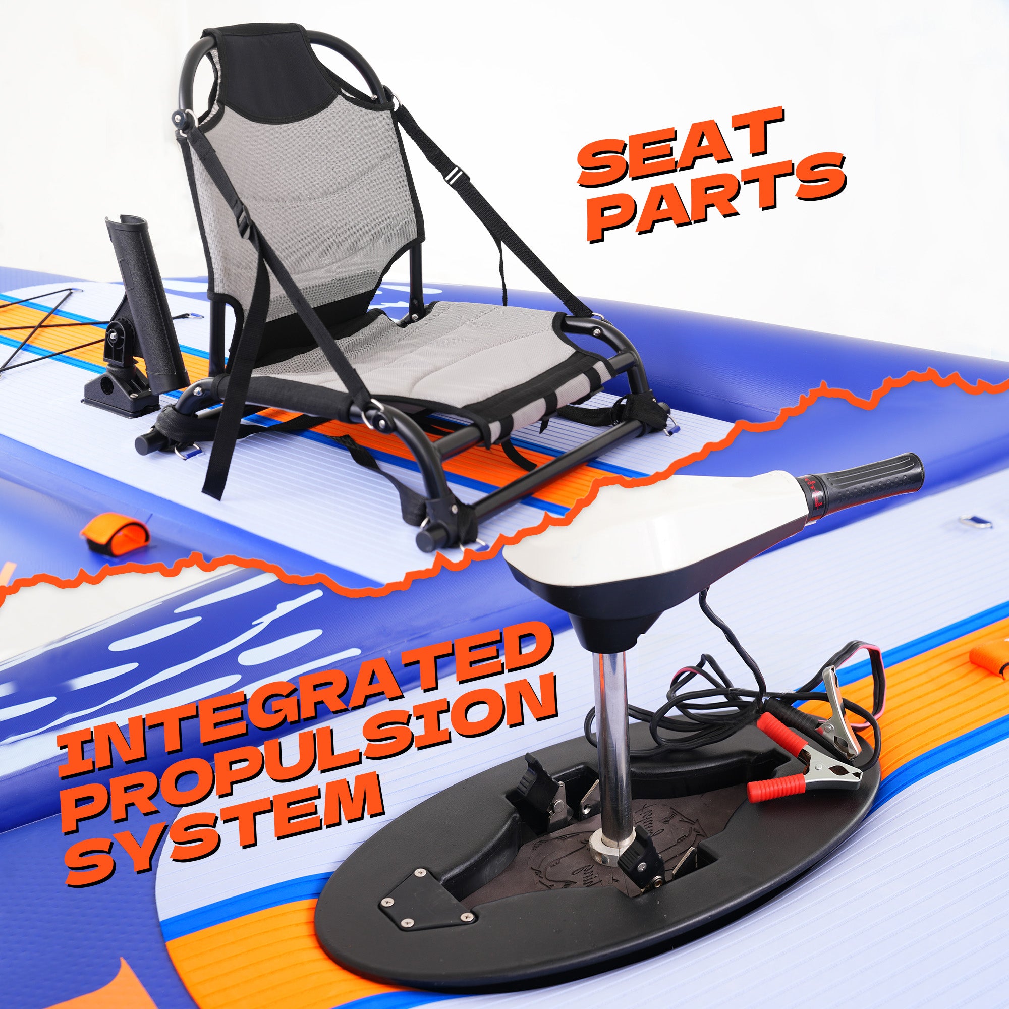 DualCast Plus Extra-Buoyant Inflatable Fishing Kayak