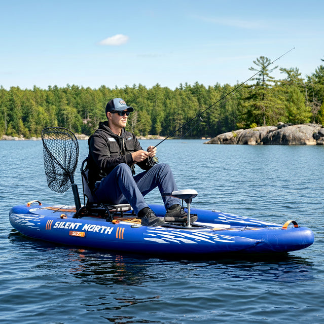 DualCast Plus Extra-Buoyant Inflatable Fishing Kayak