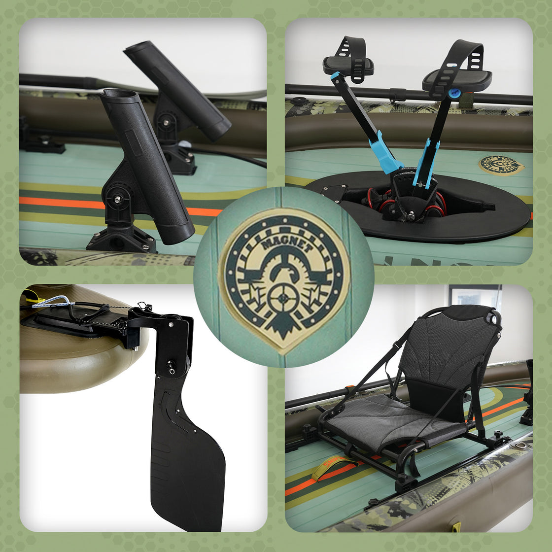 Malolo Pro Inflatable Fishing Kayak – Double Layer Design