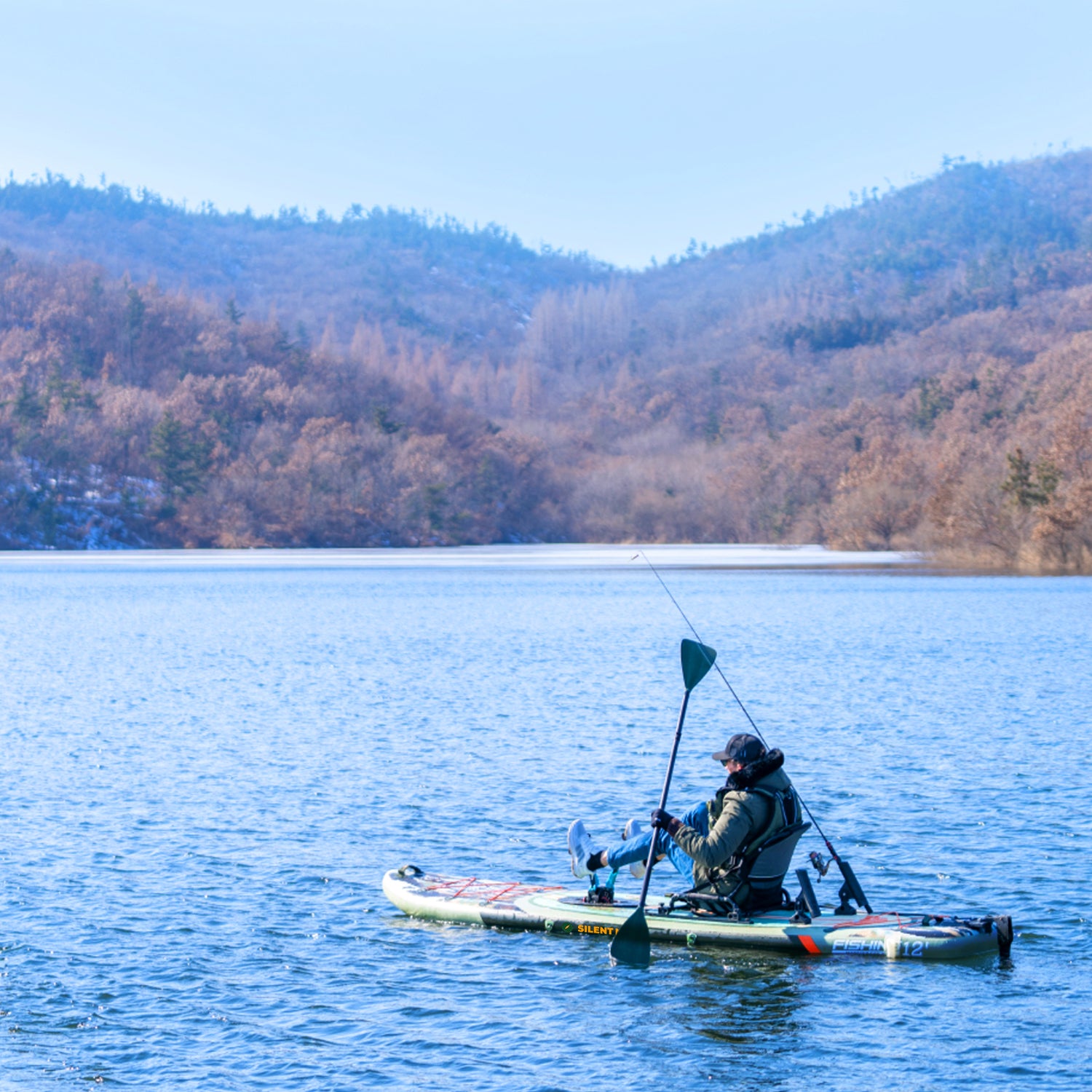 Silent North Inflatable Fishing Paddle Board